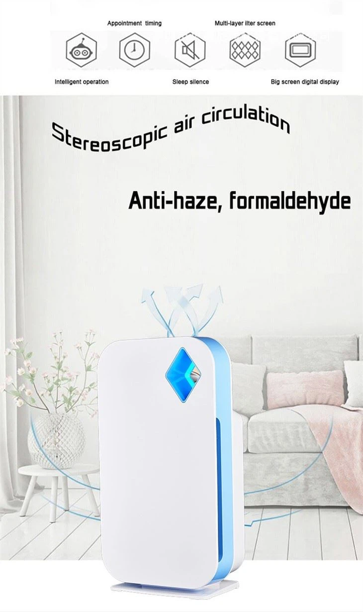 BK-01 Intelligence Room Air Puriifer With Air Quality