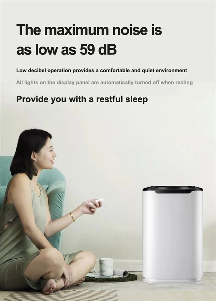 BKJ-215C Silent Mode Air Purifier HEPA Carbon Filters