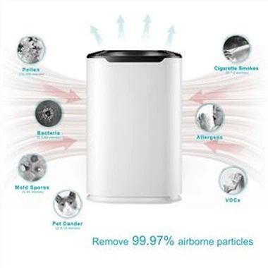 Légtisztító HEPA szűrővel otthonra, iskolába és kórházba